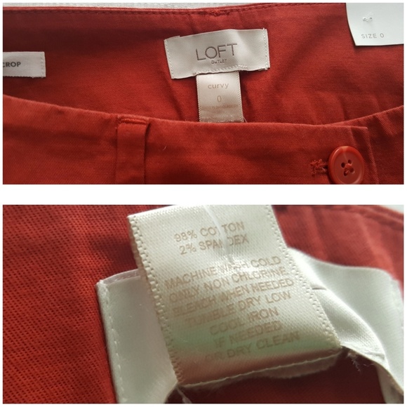 Loft fall color curvy cropped pants - Picture 8 of 8